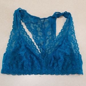 GUC Victoria's Secret Teal Lace Racerback Bralette